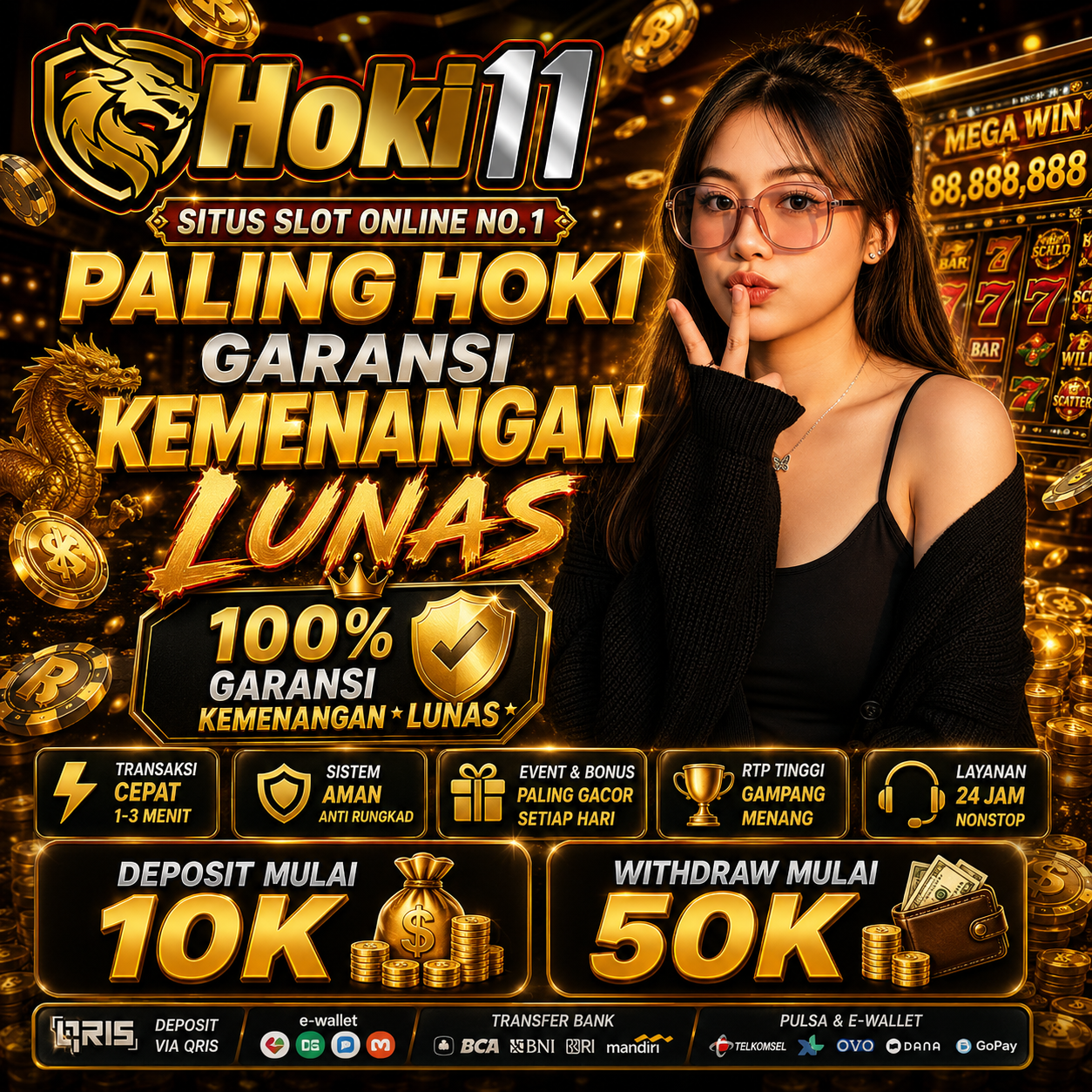 HOKI11: Situs Slot Online No. 1 Paling Hoki Garansi Kemenangan Lunas